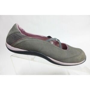 L.L. BEAN Ballet Grey Sz 8 M Women Suede Flats